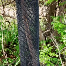 Protective tube with mixed mesh size