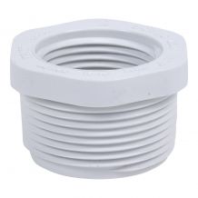 Reducer bushing 1-1/4" X 1" MIPT X FIPT - Schedule 40 - White