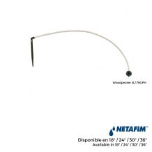 NETAFIM Woodpecker Junior Dripper 0.79 GPH, Micro Tubing and Stake Kit