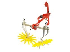 Yellow Finger Weeder set for Terrateck Two-Wheel Hoe