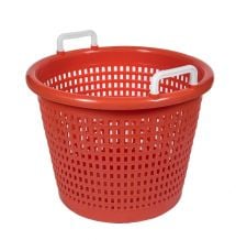 Orange Vented Harvest Container with handles