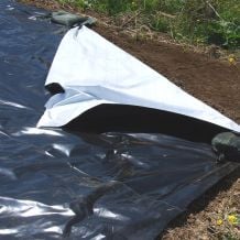 Polyethylene Silage tarp against weeds