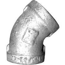 Galvanized 45° Elbow