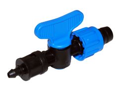 Drip Tape x Insert Barb - Shut Off Valve