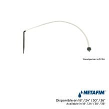 NETAFIM Woodpecker Junior Dripper 1 GPH, Micro Tubing and Stake Kit