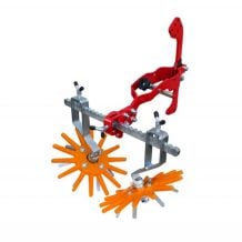 Orange Finger Weeder set for Terrateck Two-Wheel Hoe