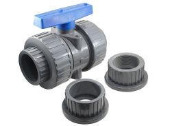 PVC ball valve - Bonded/FPT union