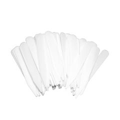 5'' White identification tags - 1000 units