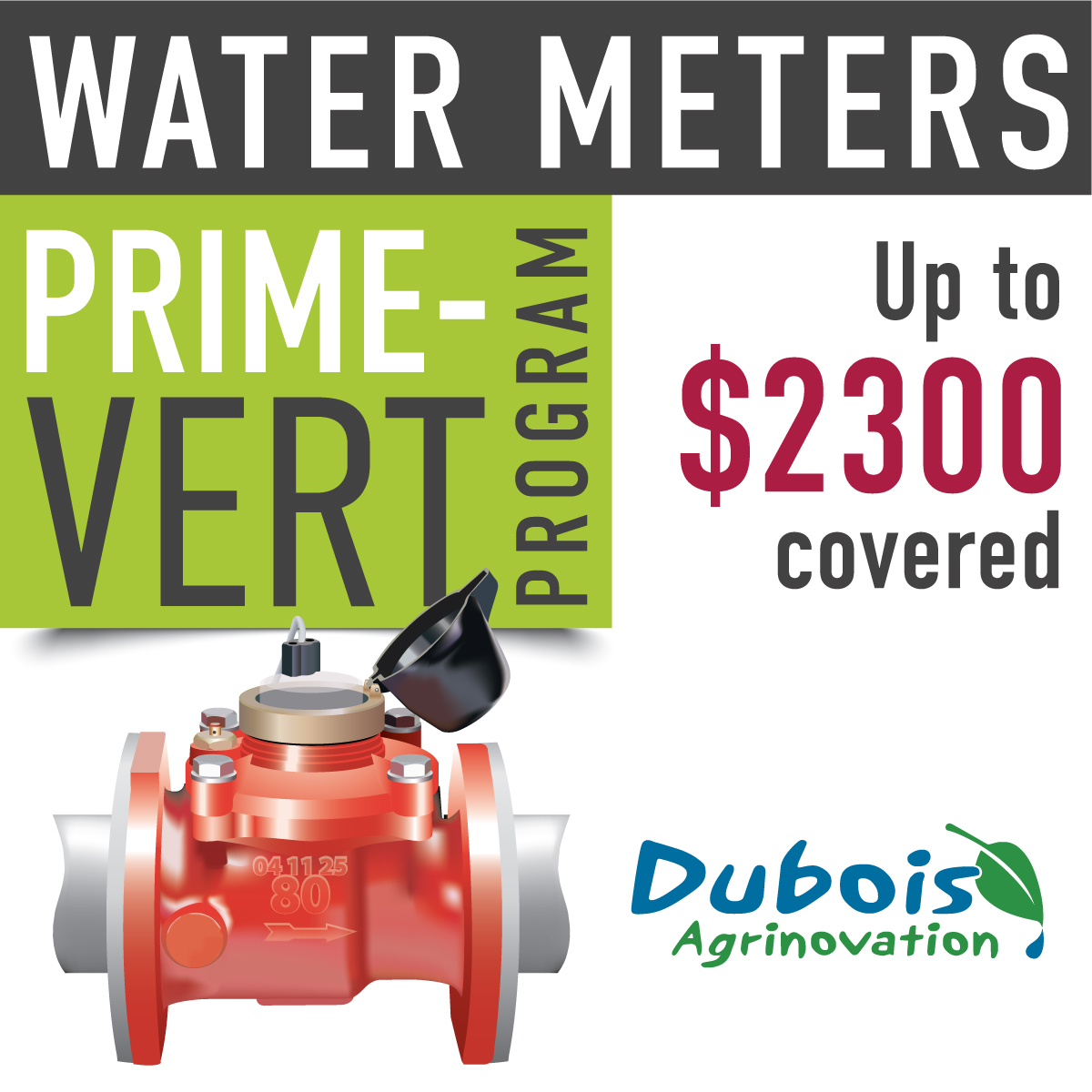 Prime vert - Subsidies  Dubois Agrinovation US